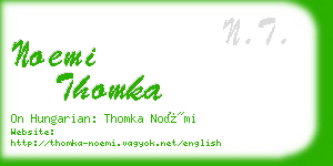 noemi thomka business card